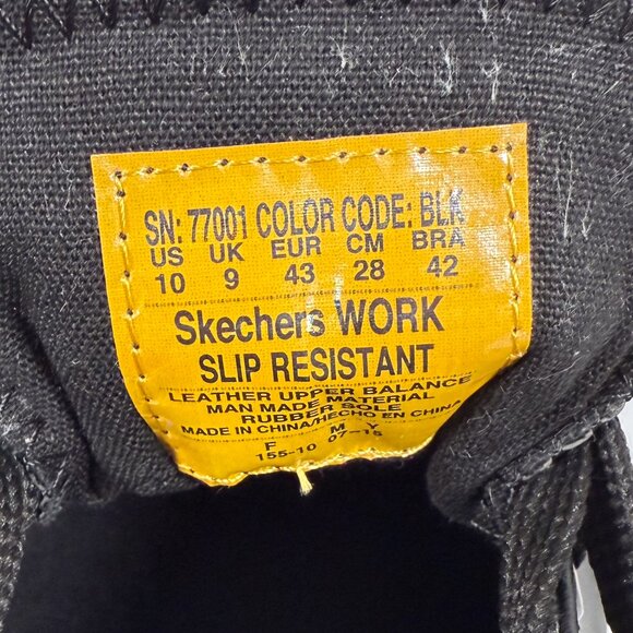 Skechers Work Shoes Rubber Slip Resistant Size 10 - Picture 9 of 9